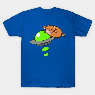 UFO Highland Cow T-Shirt